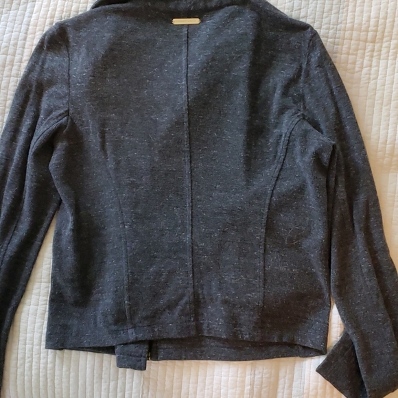 ARMANI EXCHANGE gray knit jacket PS - Picture 6 of 8